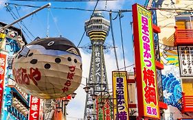 Rakuto通天閣301 特價2室1厅,日本橋難波心斎橋1站, 車站3分,緊鄰通天閣, 直達關西機場大阪城usj京都.